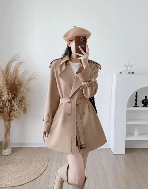 Women Short Trench Coat